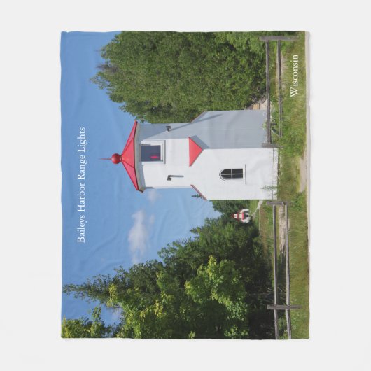 Baileys Harbor Range Lights deken (Voorkant)