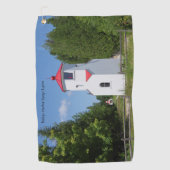 Baileys Harbor Range Lights golfhanddoek (Voorkant)