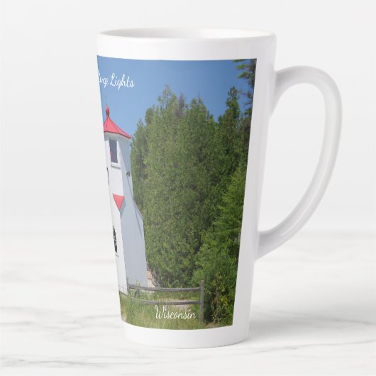 Bailey's Harbor Range Lights Latte Mok (Rechts)