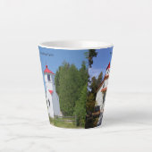 Baileys Harbor Range Lights latte mug Latte Mok (Voorkant)