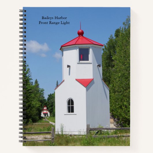 Baileys Harbor Range Lights notitieboek (Voorkant)