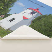 Baileys Harbor Range Lights sherpa deken (3/4)