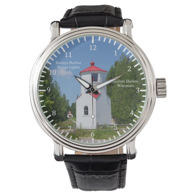 Baileys Harbor Range Lights watch Horloge (Voorkant)