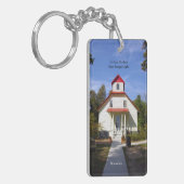 Baileys Harbor Rear Range Light acryl sleutelhange Sleutelhanger (Voorkant Links)