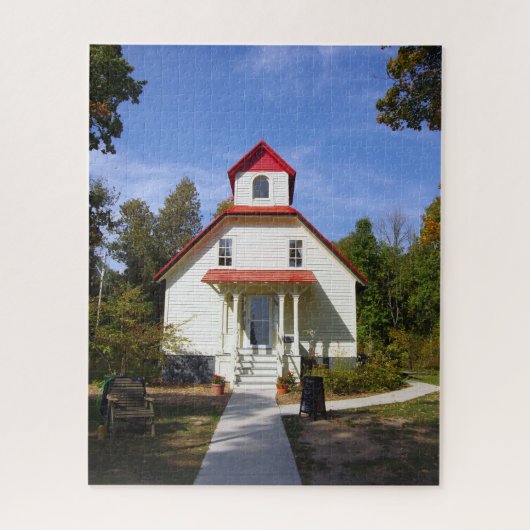 Baileys Harbor Rear Range Light jigsaw puzzle Legpuzzel (Verticaal)