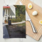 Baileys Harbor Rear Range Light kitchen towel Theedoek (Quarter Fold)