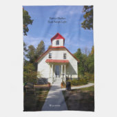 Baileys Harbor Rear Range Light kitchen towel Theedoek (Verticaal)