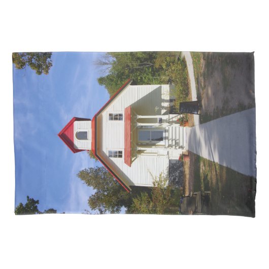 Baileys Harbor Rear Range Light pillow case Kussensloop (Voorkant)