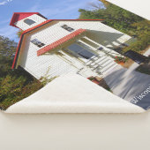 Baileys Harbor Rear Range Light sherpa blanket Sherpa Deken (3/4)