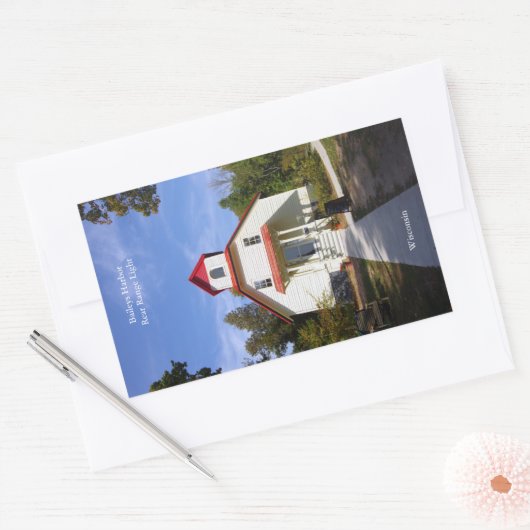 Baileys Harbor Rear Range Light sticker (Envelop)