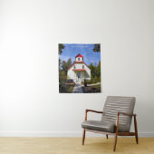 Baileys Harbor Rear Range Light wandtapijt Wandkleed (In situ)
