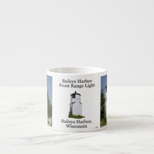 Baileys Harbour Front Range Light espresso mok (Voorkant)