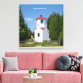 Baileys Harbour Range Lights canvas afdrukken (Insitu (Woonkamer))