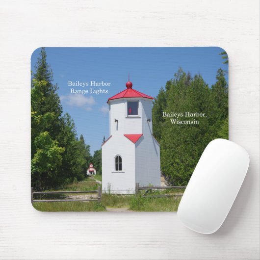 Baileys Harbour Range Lights mousepad Muismat (Met muis)