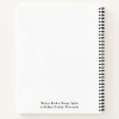 Baileys Harbour Range Lights notitieboek (Achterkant)