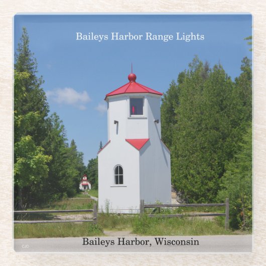 Baileys Harbour Range Lights onderzetter (Voorkant)