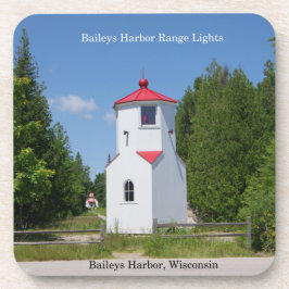 Baileys Harbour Range Lights set van 6 onderzetter