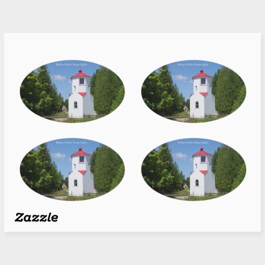 Baileys Harbour Range Lights sticker (Vel)