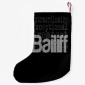 Bailiff Extraordinaire Kleine Kerstsok (Achterkant)