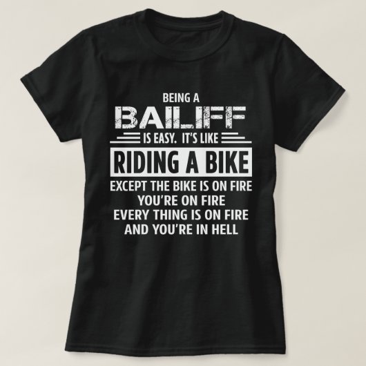 Bailiff T-shirt (Design voorkant)