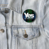 Baillie Ancient Ja Badge Ronde Button 5,7 Cm (In situ)