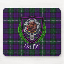 Baillie Schotse Clan Tartan en Wapen 