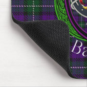 Baillie Scottish Clan Tartan and Crest  Muismat (Hoek)