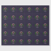 Baillie Scottish Clan Tartan & Crest Cadeaupapier (Vlak)