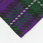 Baillie Scottish Clan Tartan Crest Fleece Deken (Hoek)