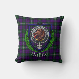 Baillie Scottish Clan Tartan Crest Kussen