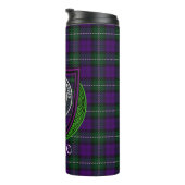 Baillie Scottish Clan Tartan & Crest Thermosbeker (Geroteerd rechts)