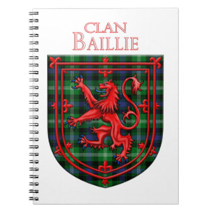 Baillie van Polkemett Green Tartan Scottish Pset Notitieboek