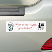 Bailout Bumpersticker (Op auto)