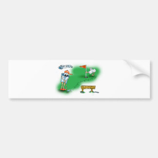 Bailout Open - Golf Bumpersticker