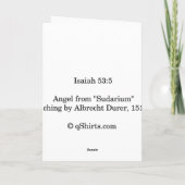 "Bailout Theme" Christmas Card Feestdagen Kaart (Achterkant)