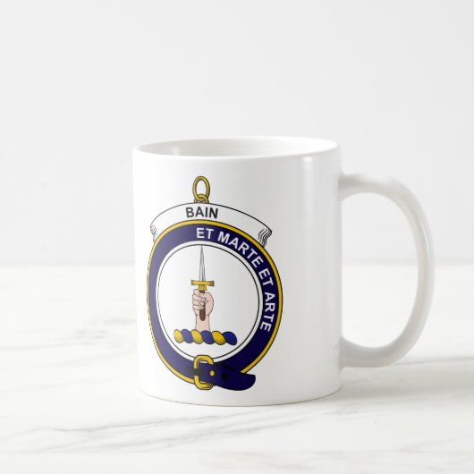 Bain - Clan Crest Koffiemok (Rechts)