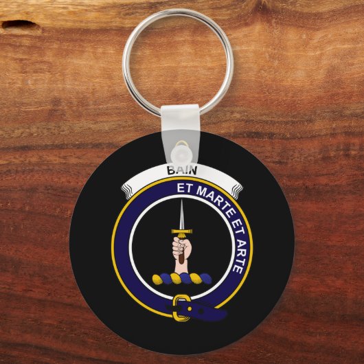 Bain - Clan Crest Sleutelhanger (Voorkant)