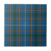 Bain Clan Hunting Tartan Pset Pattern Tegeltje (Voorkant)