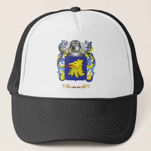 Bain Coat of Arms (familiekust) Trucker Pet (Voorkant)