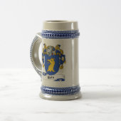 Bain Coat of Arms Stein - Family Crest Bierpul (Voorkant links)