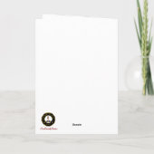 Bain Crest & Tartan w/Robin Gepersonaliseerd Kaart (Achterkant)