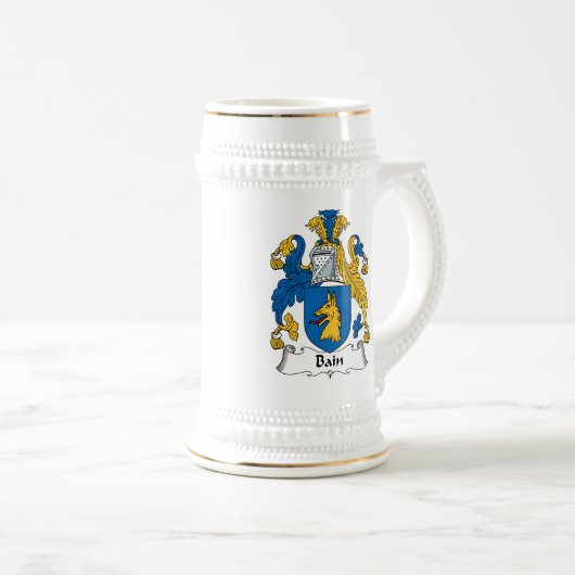 Bain Family Crest Bierpul (Voorkant rechts)