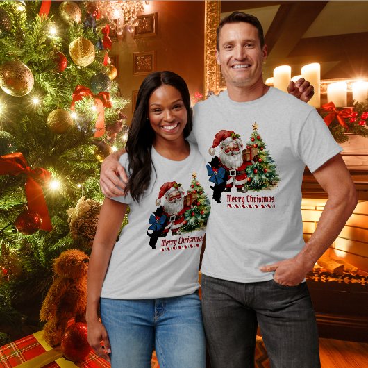 Bain Scottie Dog Kerstmis gepersonaliseerd T-shirt