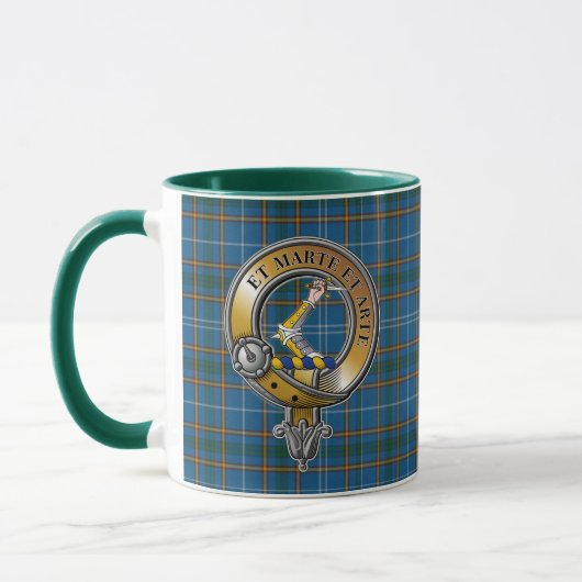 Bain Tartan & Badge Mok (Links)