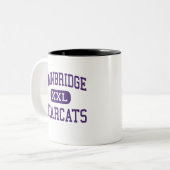 Bainbridge - Bearcats - Bainbridge Georgia Tweekleurige Koffiemok (Voorkant links)
