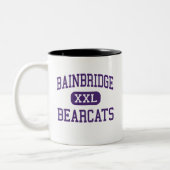Bainbridge - Bearcats - Bainbridge Georgia Tweekleurige Koffiemok (Links)