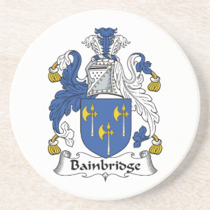 Bainbridge Family Crest Zandsteen Onderzetter