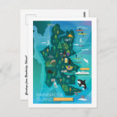 Bainbridge Island, Briefkaart Washington (Voorkant / Achterkant)