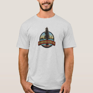 Bainbridge Island Circle Patch T-shirt