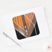 Bainbridge Island Houten Boot Festival Vierkante Sticker (Envelop)